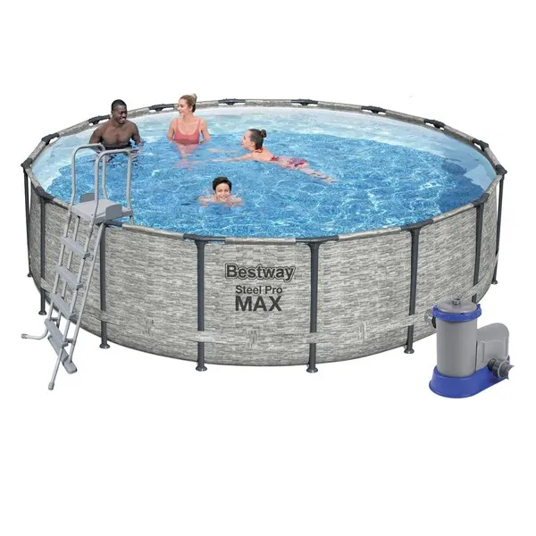 Piscina Steel Pro Max 488x122cm, 19480L, carcas metal