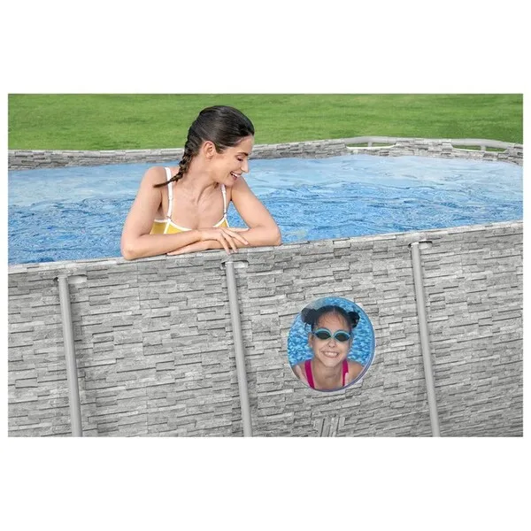Piscina Power Steel 427x250x100cm, 7250L, carcas metal