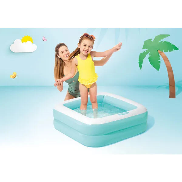 Bazin gonflabil cu baza moale 86x25cm, 57L, 1+