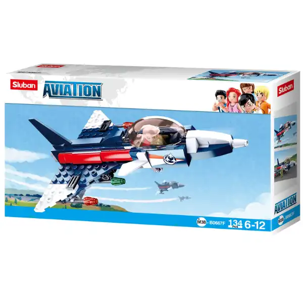Конструктор “Высокоэффективный самолет”, 134 элем.