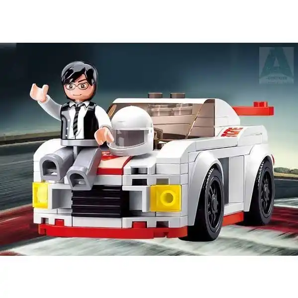 Set de construcție „Cavalerul – mașină de curse”, 152 elem.