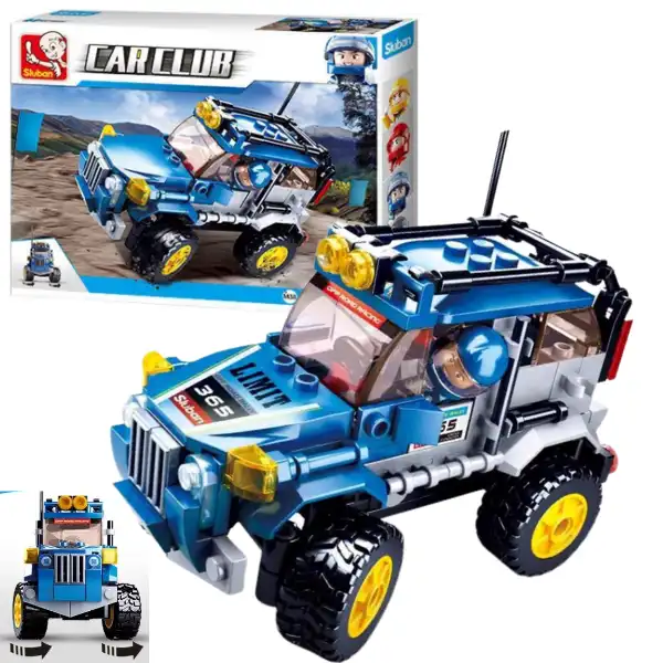 Конструктор “Синий внедорожник”, 146 элем.