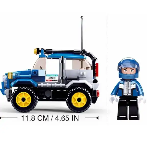 Конструктор “Синий внедорожник”, 146 элем.