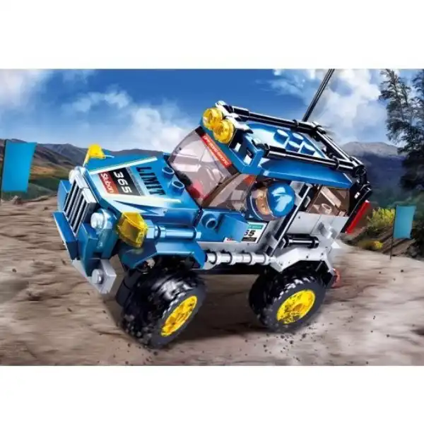 Конструктор “Синий внедорожник”, 146 элем.