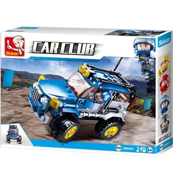 Конструктор “Синий внедорожник”, 146 элем.