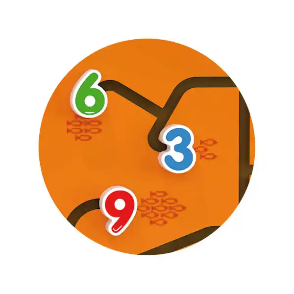 Busyboard (de perete) „Pisicul și cifrele”