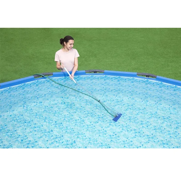 Set curatare piscina (plasă, perie, dozator, termometru, tester, set reparatie, miner 172cm)