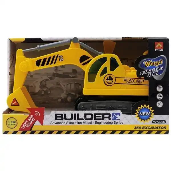 1:18 Инерционный Экскаватор (свет / звук)