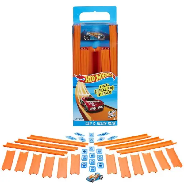 Hot Wheels Set elemente suplimentare p/u pista cu masinuta de baza
