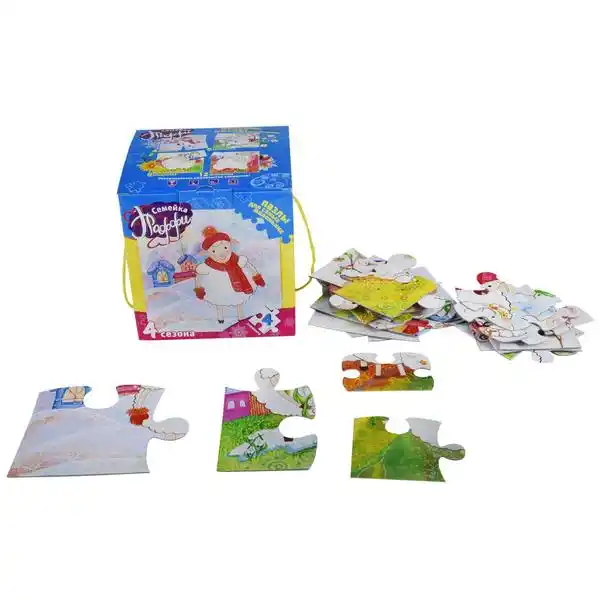 Puzzle 4 in 1 Familia Puffy