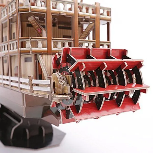 3D puzzle Vaporul cu aburi „Mississippi”, 142 elemente