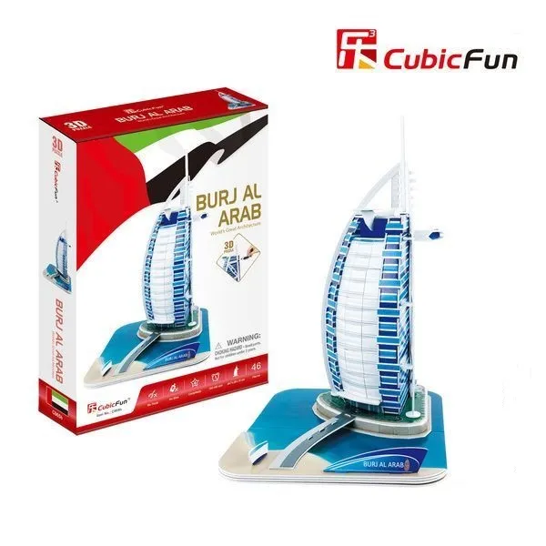Cumpara  Puzzle-uri 3D - 3D пазл “Бурдж аль-Араб”, 46  элементов..