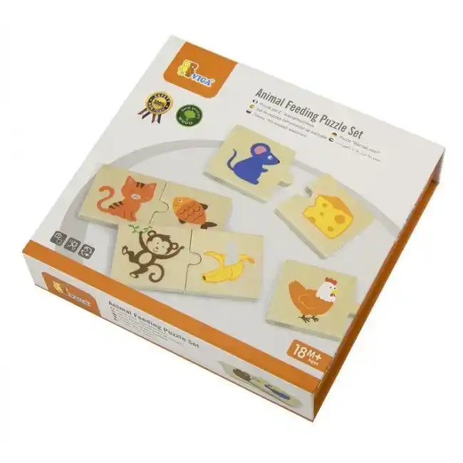 Логический пазл-игра “Что животные едят? ” 24 эл.