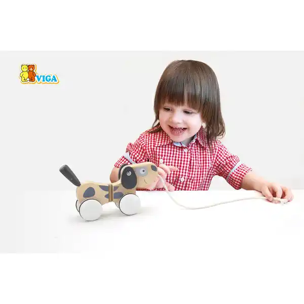 Каталка на веревке “Щенок”