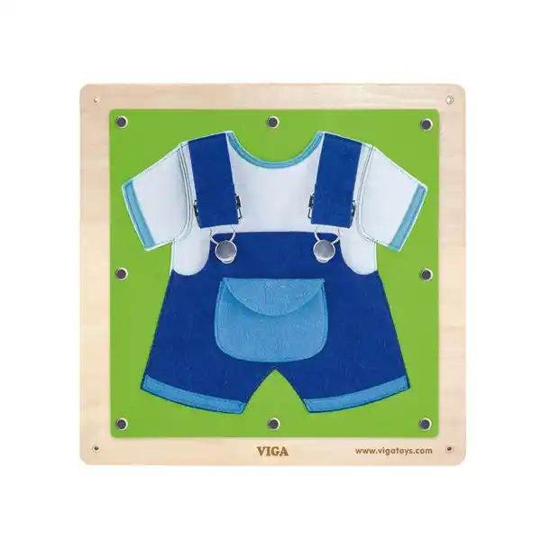 Бизиборд (настенный) “Одень и застегни”