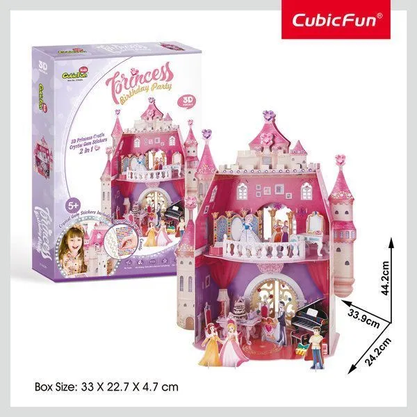 3D puzzle “Aniversarea prințesei”, 95 elemente
