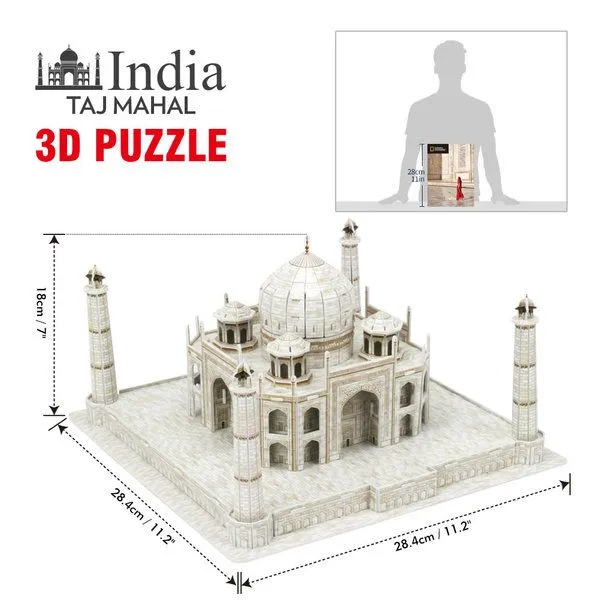 3D puzzle “Taj Mahal”, 87 elemente