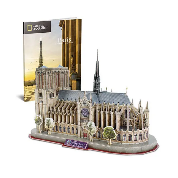 3D puzzle “Notre Dame De Paris”, 128 elemente