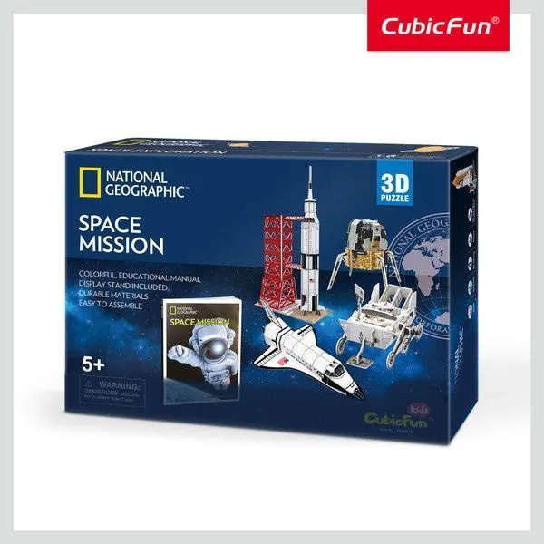 3D puzzle “Misiune spațială”, 80 elemente