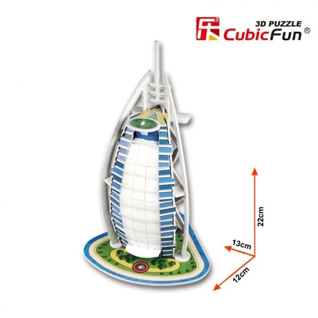 3D puzzle “Burj Al Arab”, 17 elemente