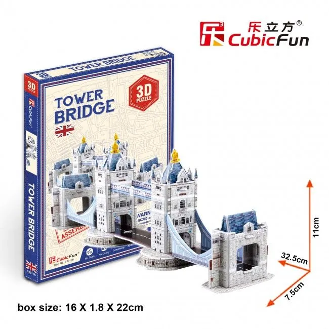 3D puzzle “Podul Turnului”, 32 elemente