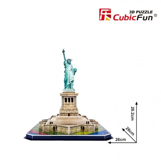 3D puzzle “Statuia Libertății” (U.S.A), 39 elemente