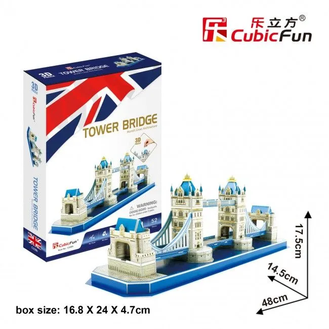 3D puzzle “Podul Turnului”, 52 elemente