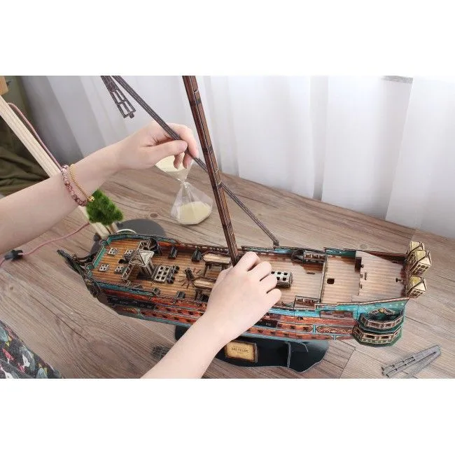 3D puzzle Galeonul „San Felipe”, 248 elemente