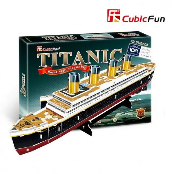 3D puzzle “Titanic”, model mic, 35 elemente