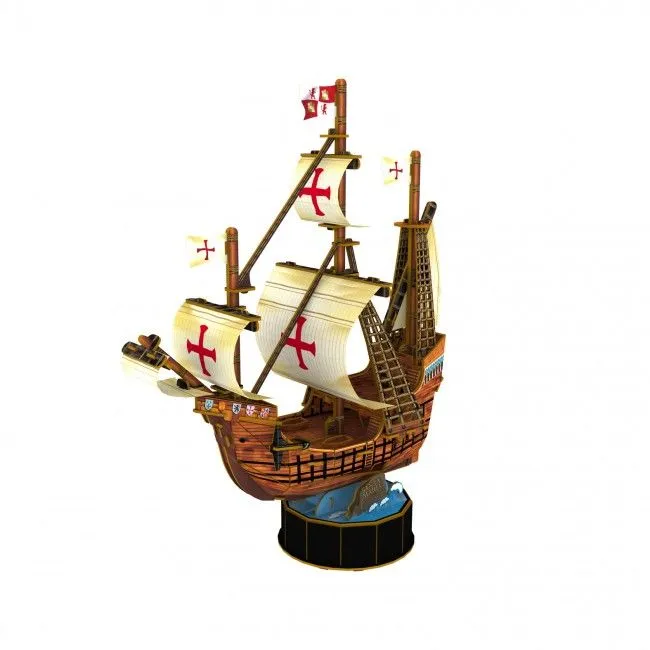 3D puzzle Nava lui Cristofor Columb „Santa Maria”, 93 elemente