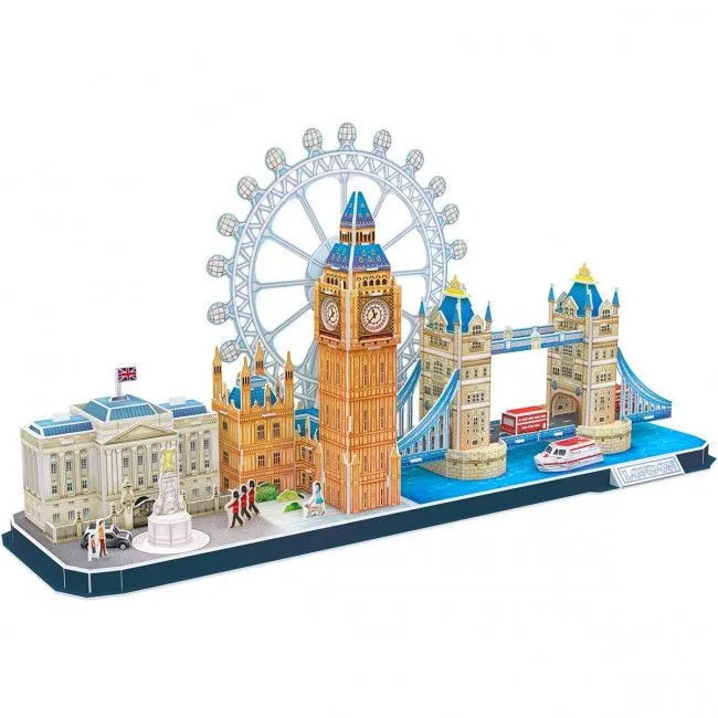 3D puzzle “Atracțiile turistice ale Londrei”, 107 elemente