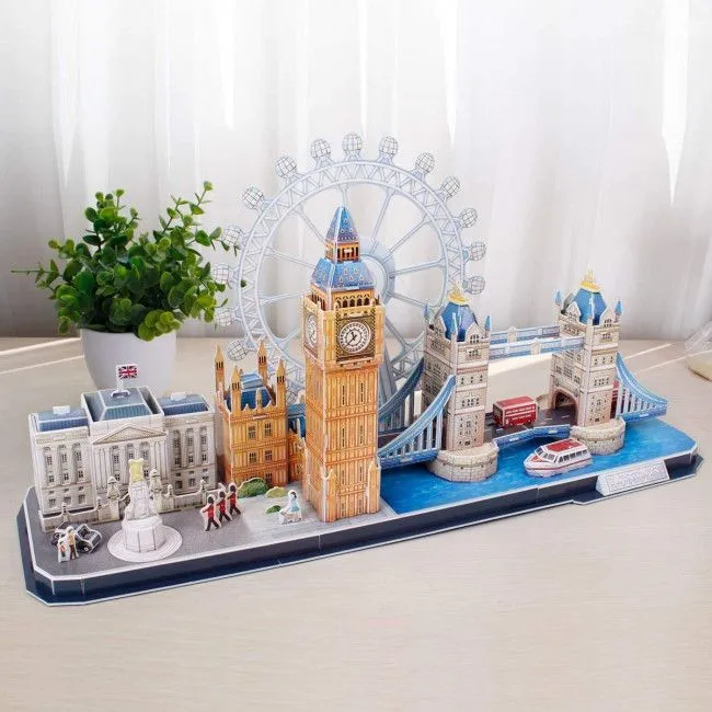 3D puzzle “Atracțiile turistice ale Londrei”, 107 elemente