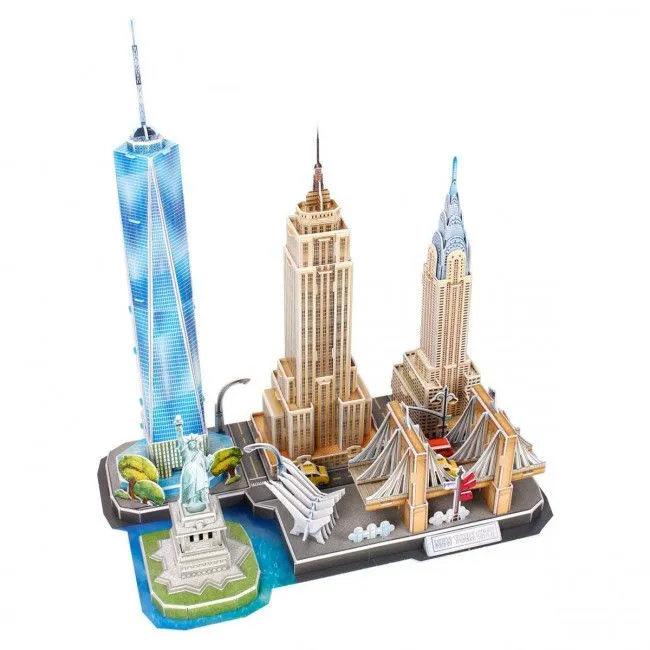 3D puzzle “Atracții turistice a New York-ului”, 114 elemente