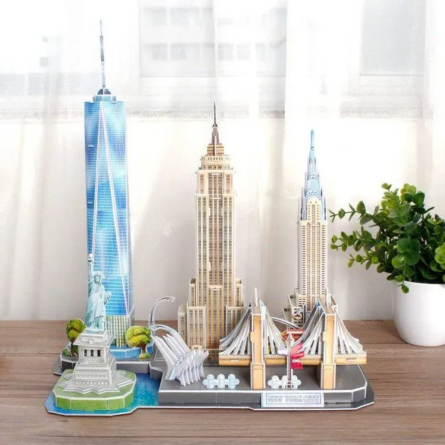 3D puzzle “Atracții turistice a New York-ului”, 114 elemente