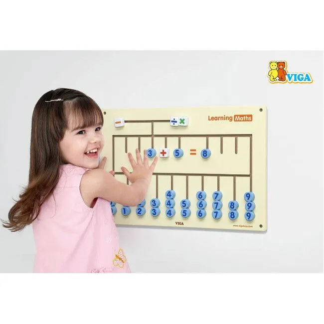 Busyboard (de perete) „Învațăm matematica”