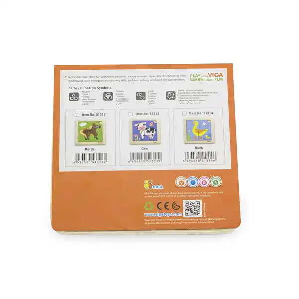 Деревянный мини-пазл “Лошадь”