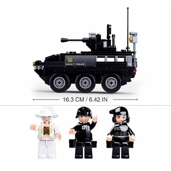 Конструктор “Бронемашина”, 324 элем.