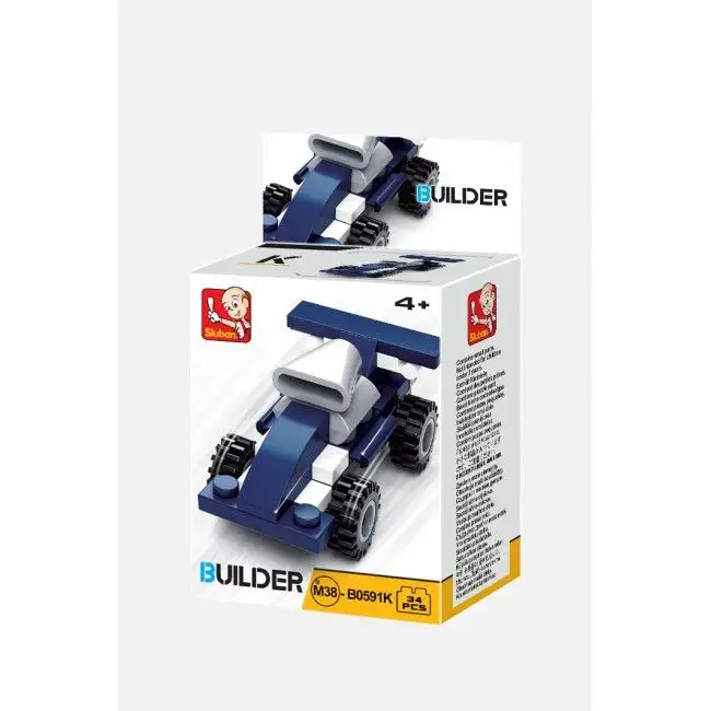 Set de construcție ”Construiește un automobil”, 12 modele, de la 18 pînă la 31 elem.