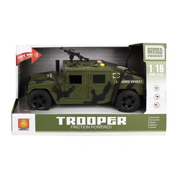 1:16 Инерционная военная машина