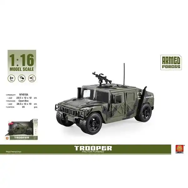 1:16 Инерционная военная машина