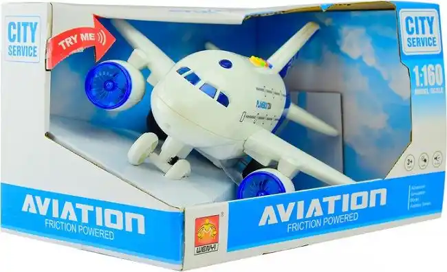1:160 Инерционный Самолет “Planebus 720A” (свет / звук)