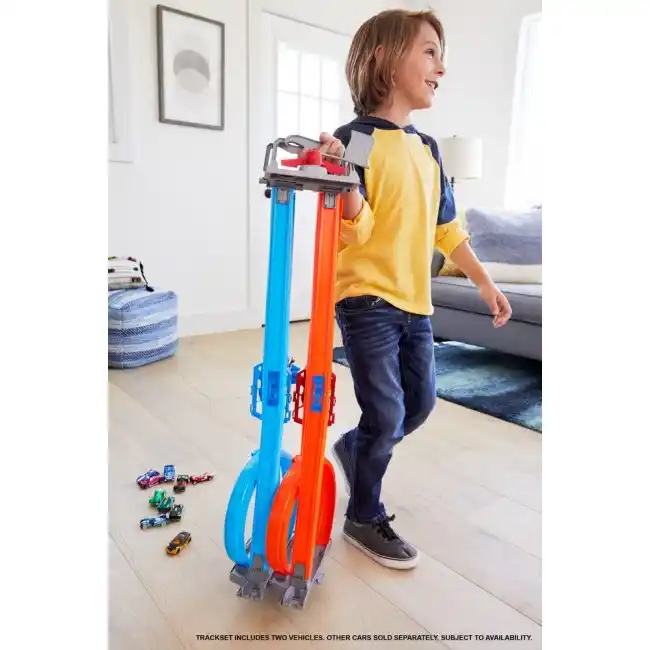 Hot Wheels Портативный трек “Двойная петля”