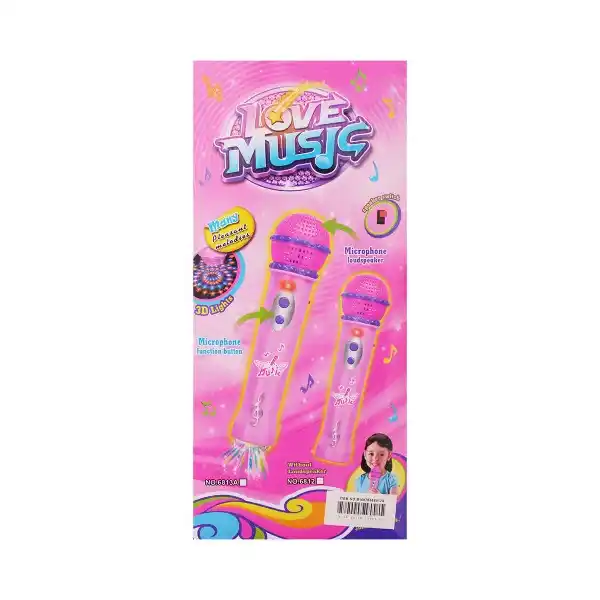 Микрофон со звуком и светом