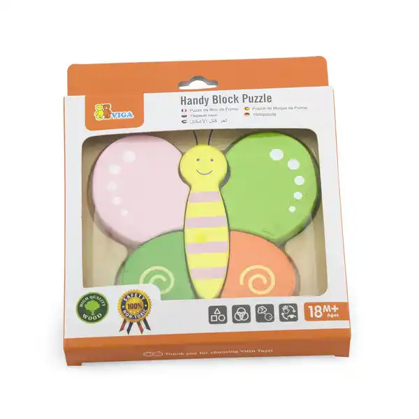 Мини-пазл с разными формами “Бабочка”