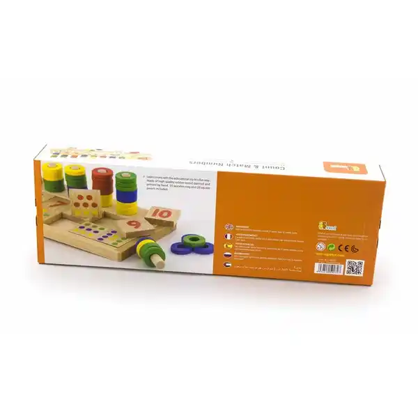 Развивающая деревянная игрушка “Цифры и счет”