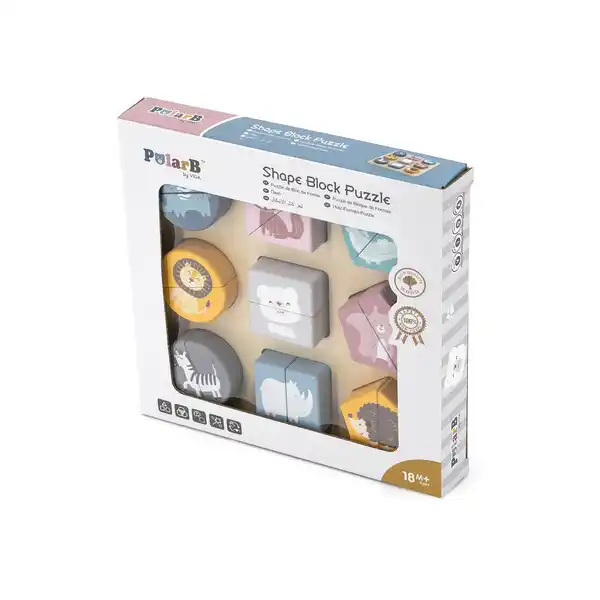 Деревянный пазл-сортер “Дикие животные”