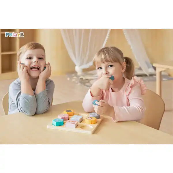 Деревянный пазл-сортер “Дикие животные”