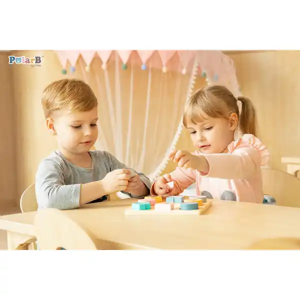 Деревянный пазл-сортер “Дикие животные”