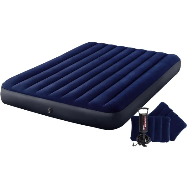 Saltea VELUR 152×203×25cm (set pompa + 2 perne) CLASSIC
