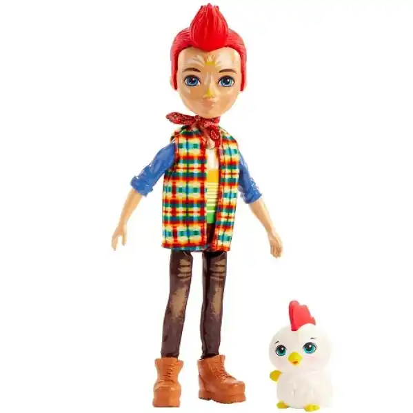 Papusa Enchantimals „Redward Rooster & Cluck”